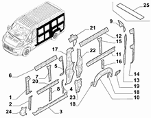 70004-010 REAR SIDE FRAME STRUCTURE