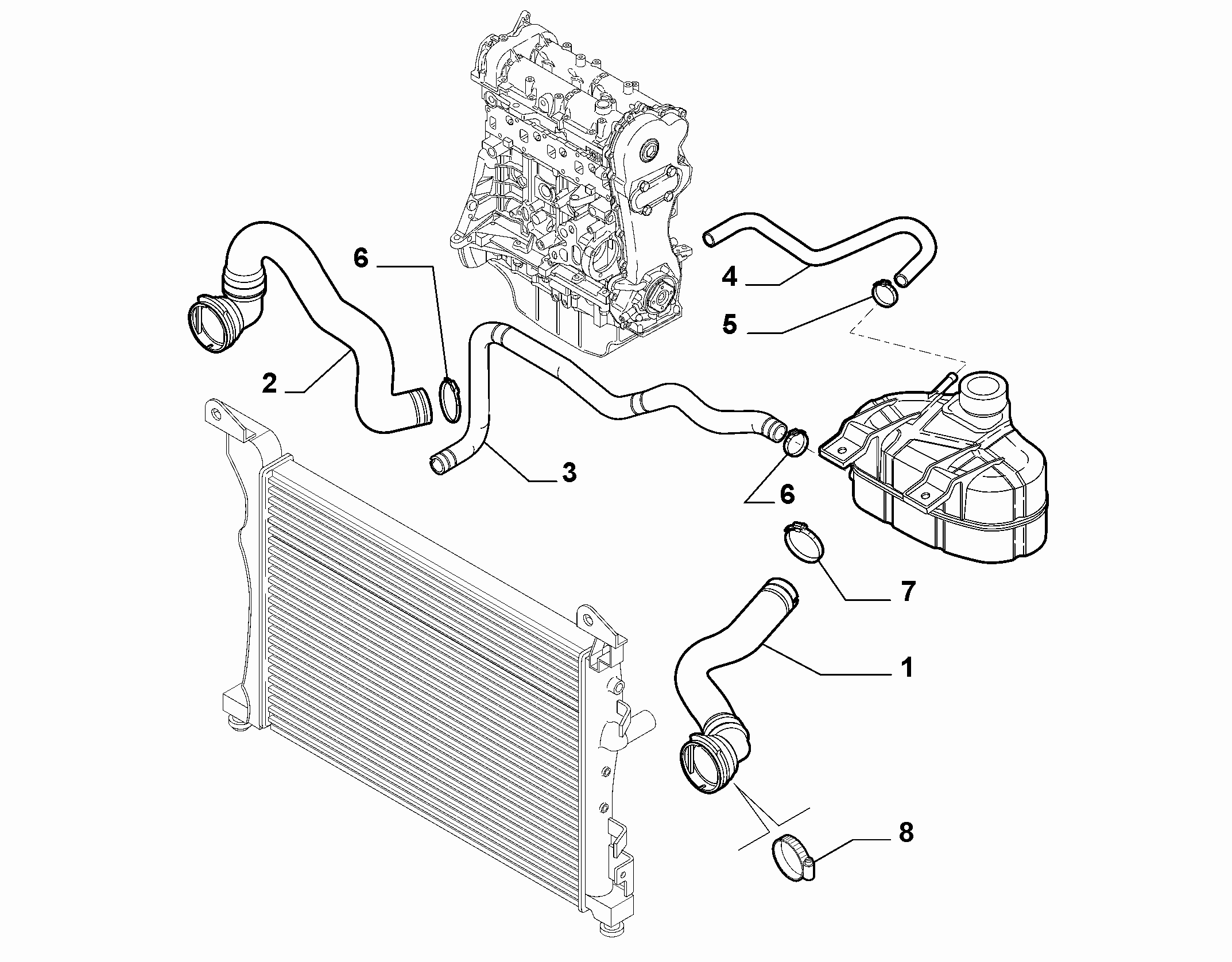 10401-030 RADIATOR PIPING