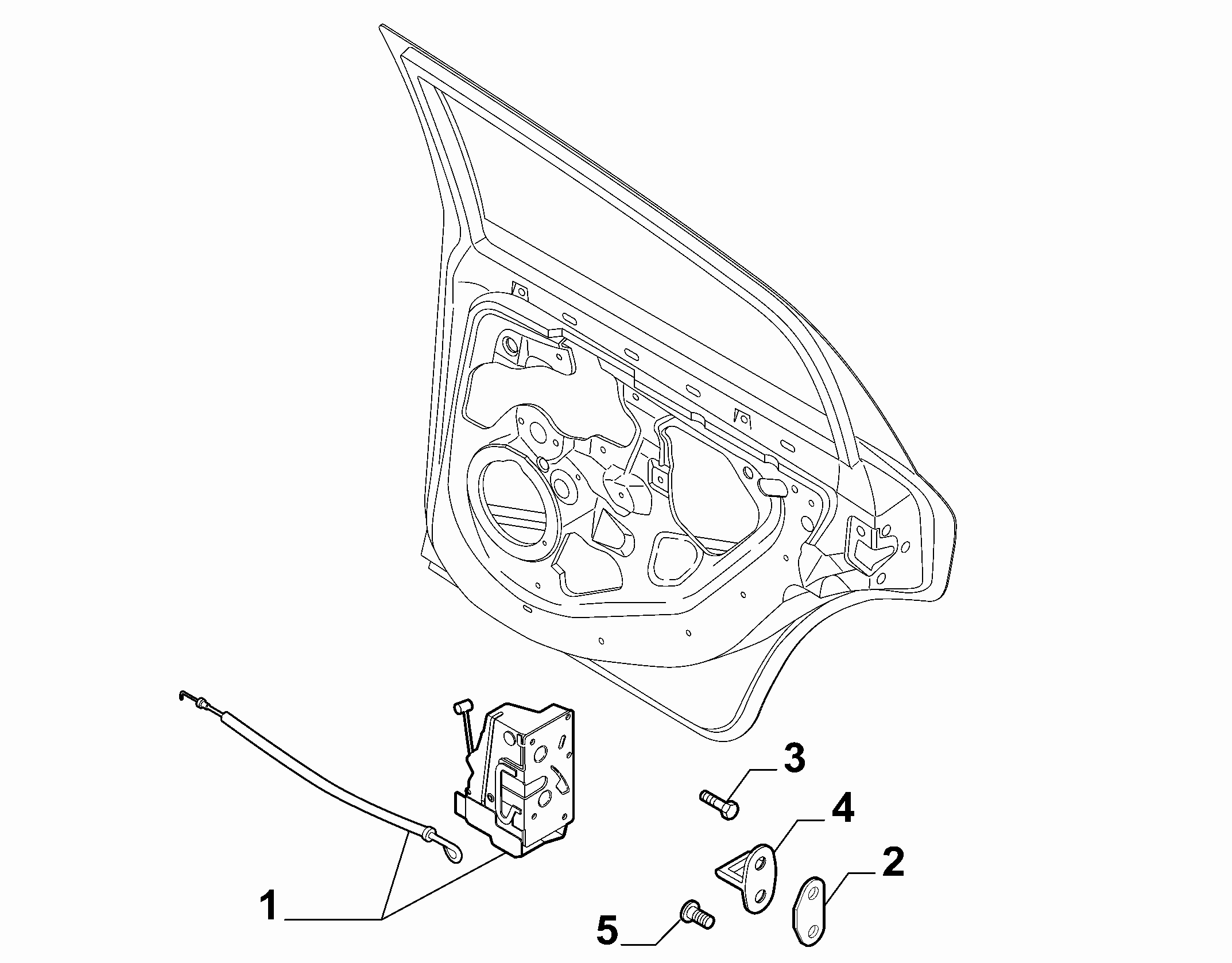 70136-050 REAR DOOR LOCK