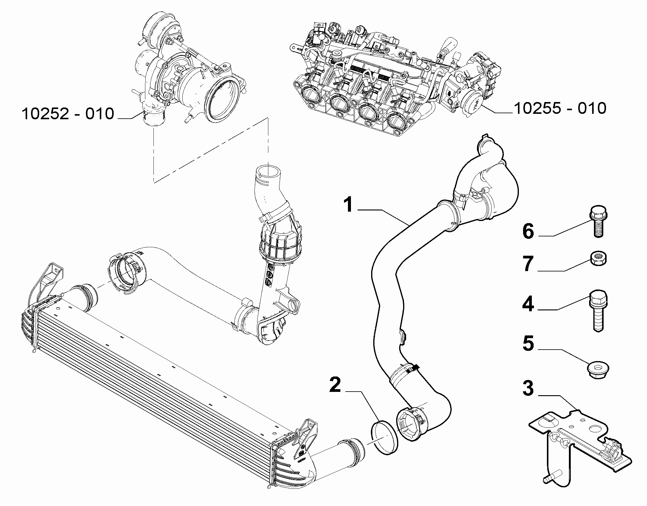 10247-020 COOLER PIPING SUCTION DUCT