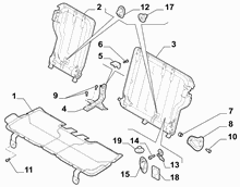 70613-020 REAR SEAT FRAME