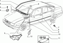 70712/00 НАРУЖНЫЕ НАКЛАДКИ И УПЛОТНИТЕЛИ