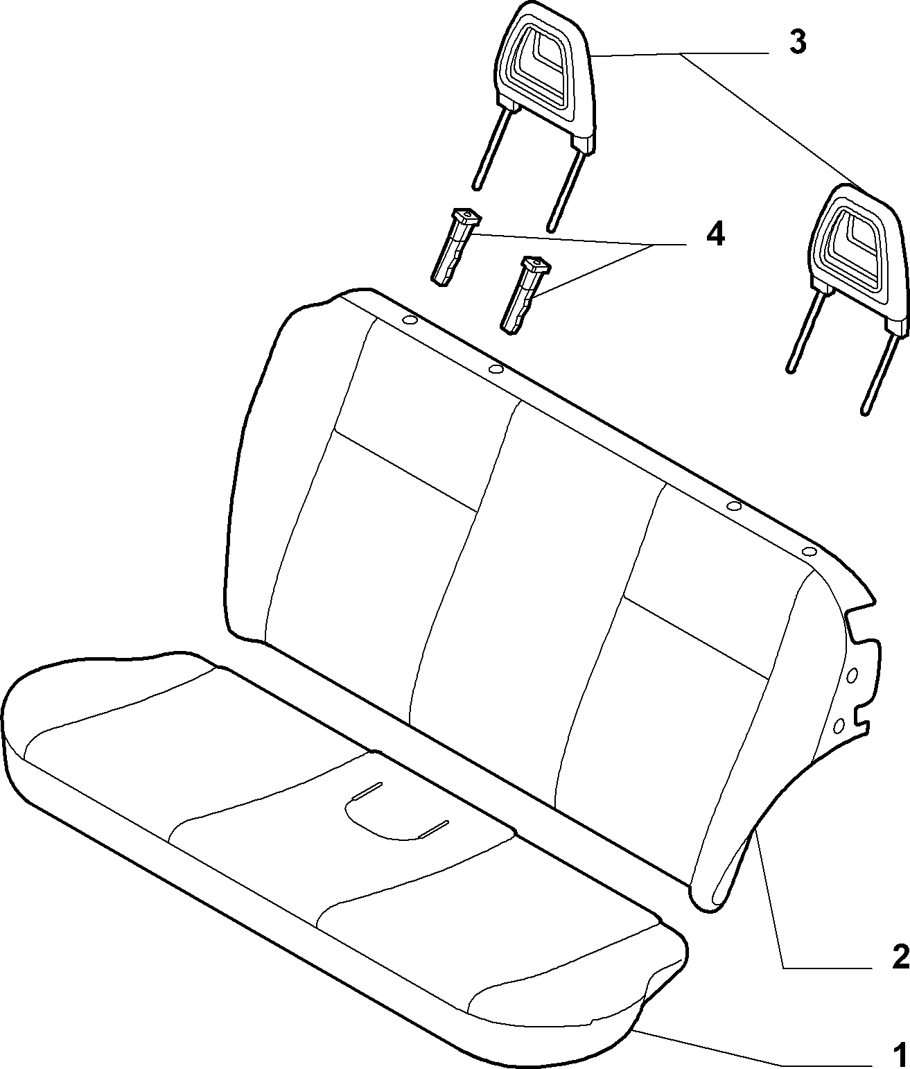 70615/12 REAR SEAT LINING