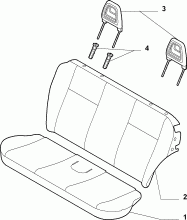 70615/12 REAR SEAT LINING