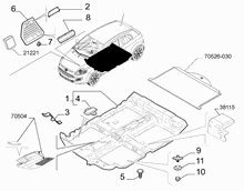 70521-010 PASSENGER SIDE MATS