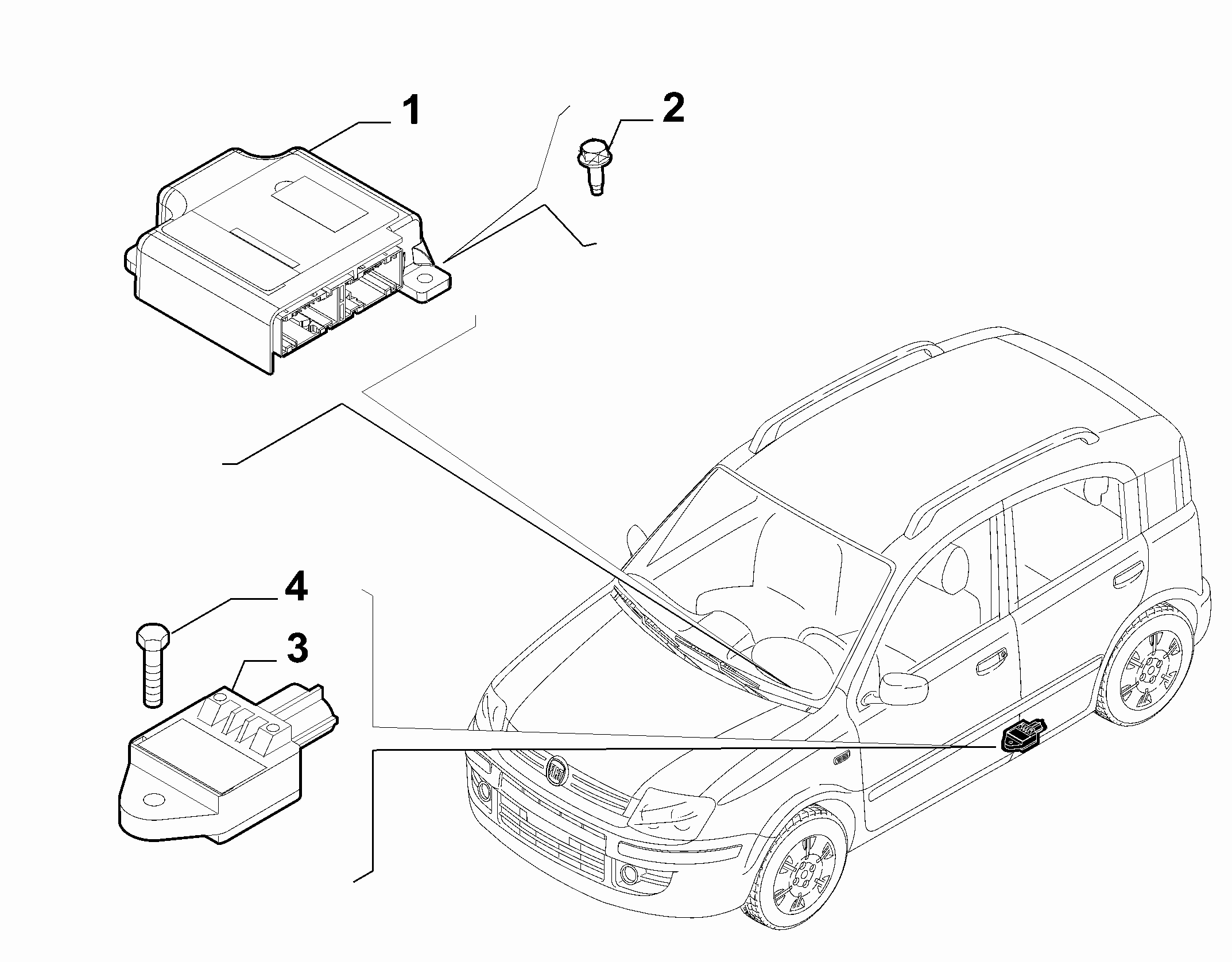 55508-070 REMOTE CONTROL AIRBAG SENSOR