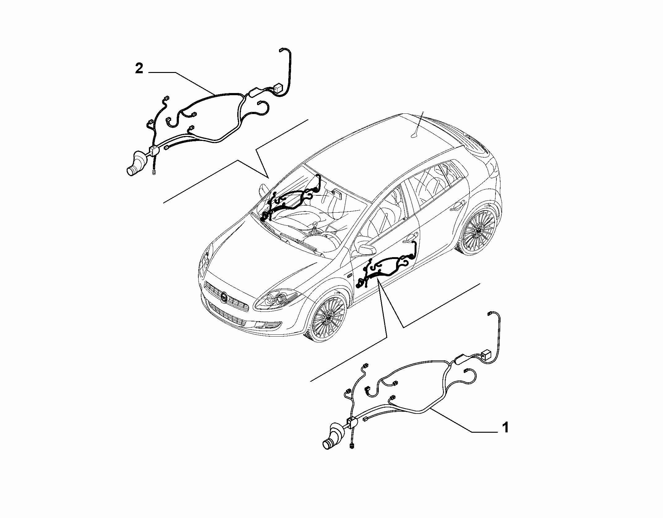 55526-010 FRONT DOOR HARNESS