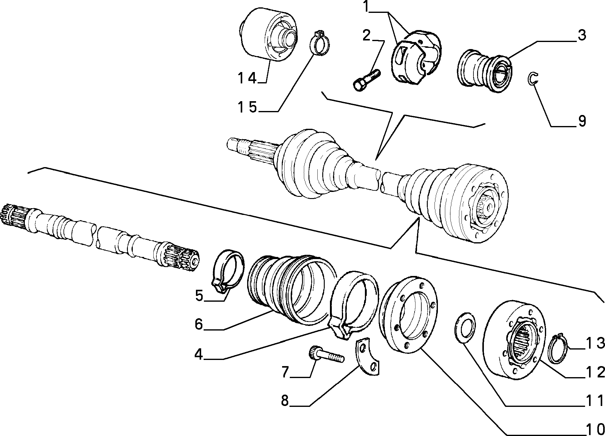 27402/01 ПОЛУОСИ ДИФФЕРЕНЦИАЛА