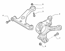 44301-010 SWING ARMS AND MOUNTINGS