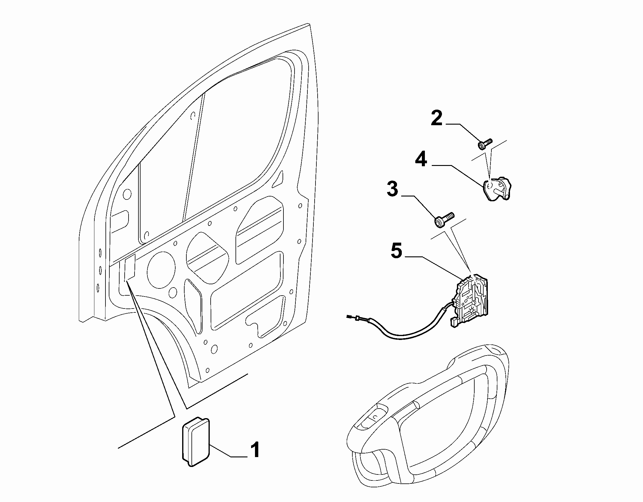 70129-050 FRONT DOOR LOCK