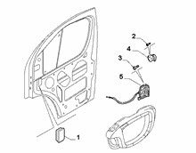 70129-050 FRONT DOOR LOCK