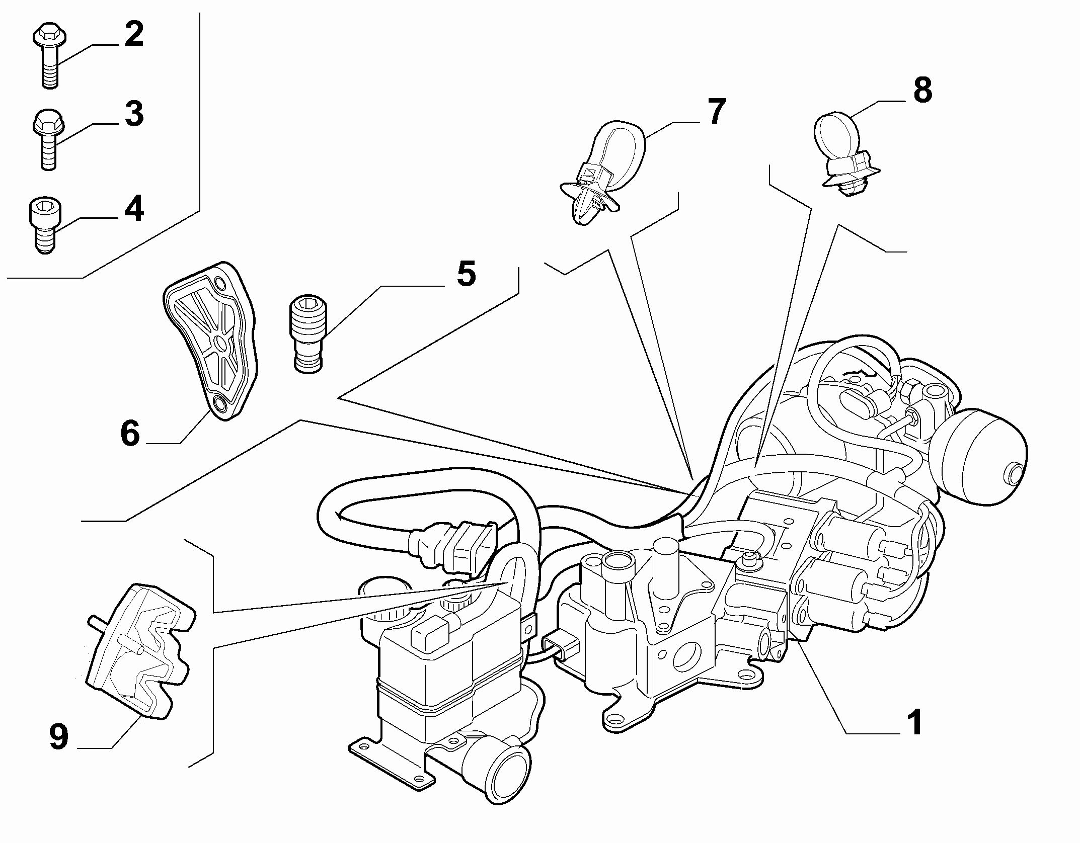 21200-020 GEARBOX CONTROL MODULE, COVERS AND FASTENERS