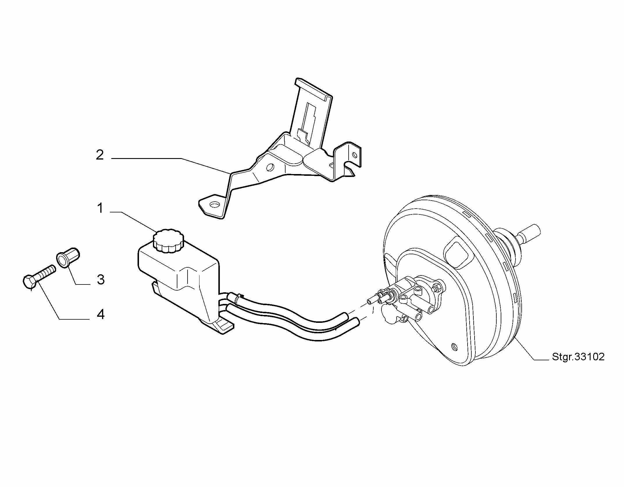 33102-020 BRAKE RESERVOIR