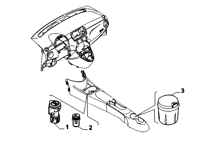 70504-010 SHAFT TUNNEL CONSOLE