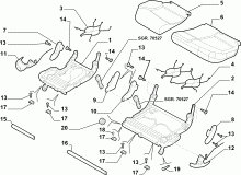 70613/05 REAR SEAT