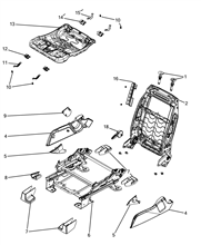 70601-022 PASSENGER SEAT FRAMES