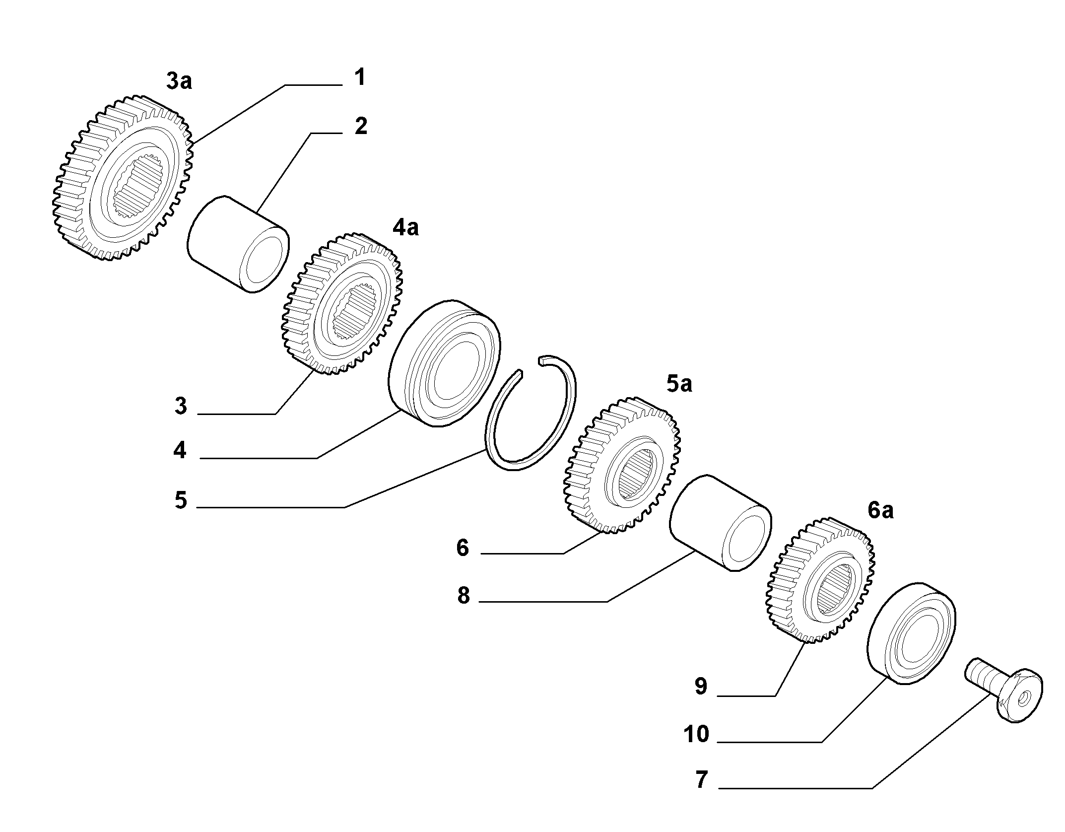 21215-040 MANIFOLD GEARS