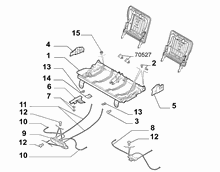 70613/02 REAR SEAT