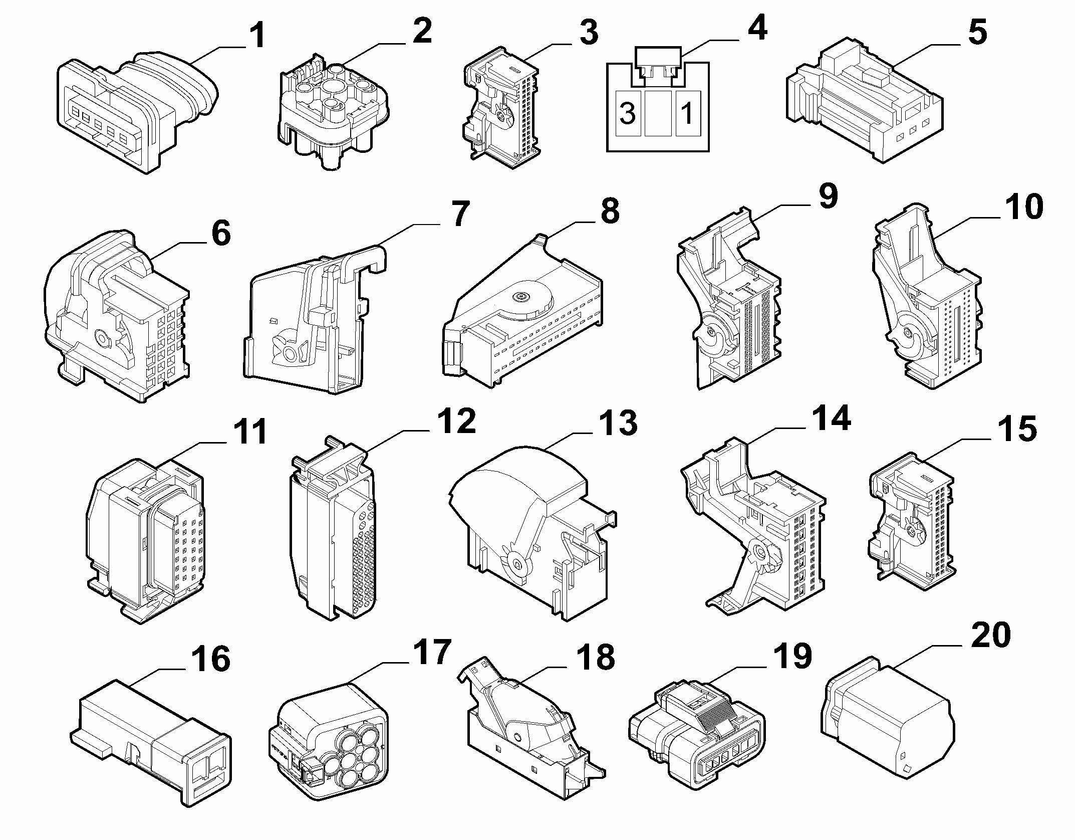 55528/00 CABLE ASSEMBLY CONNECTORS