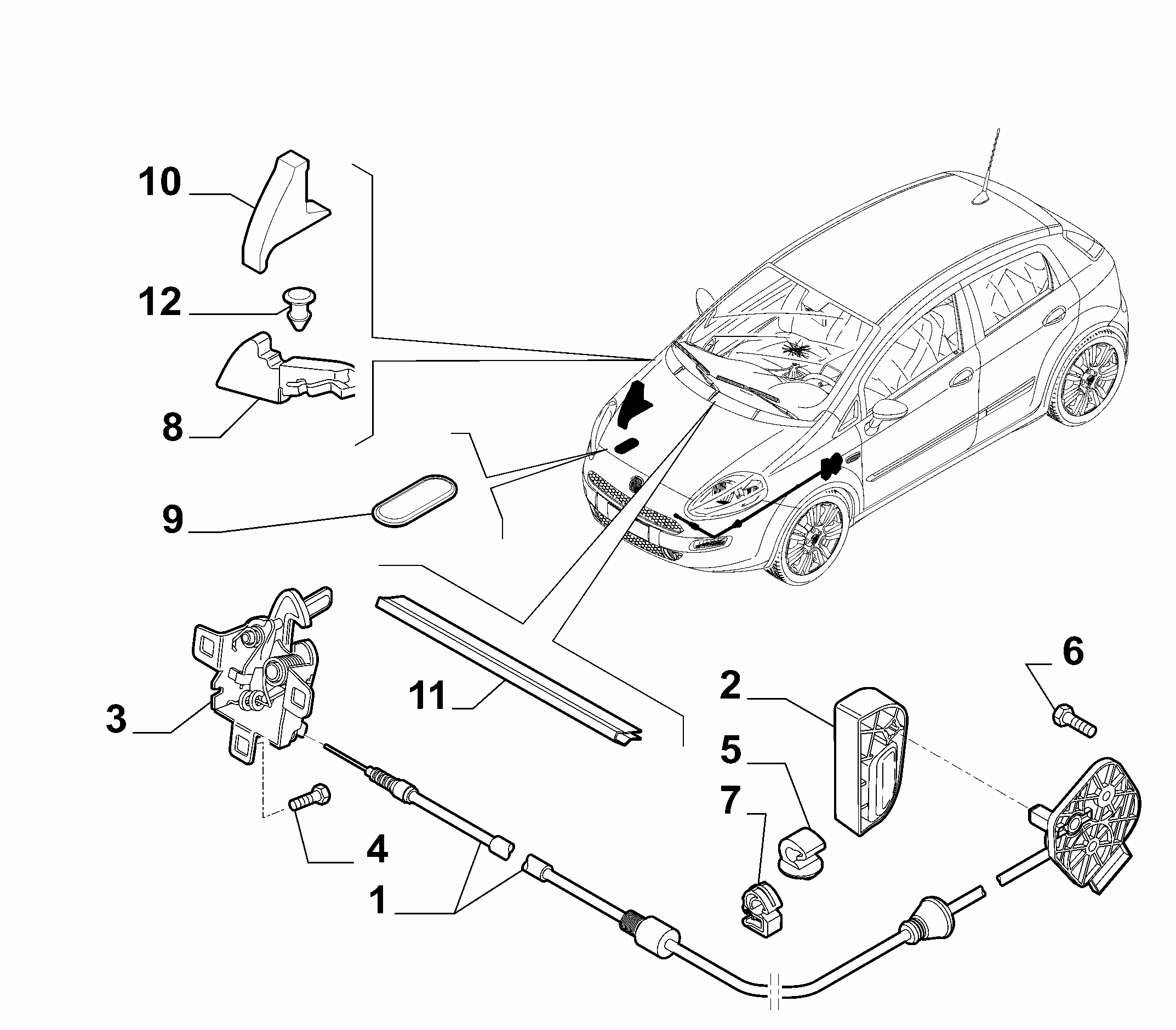 70101-020 TRUNK SPACE COVER ACCESSORY