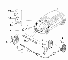 70101-020 TRUNK SPACE COVER ACCESSORY
