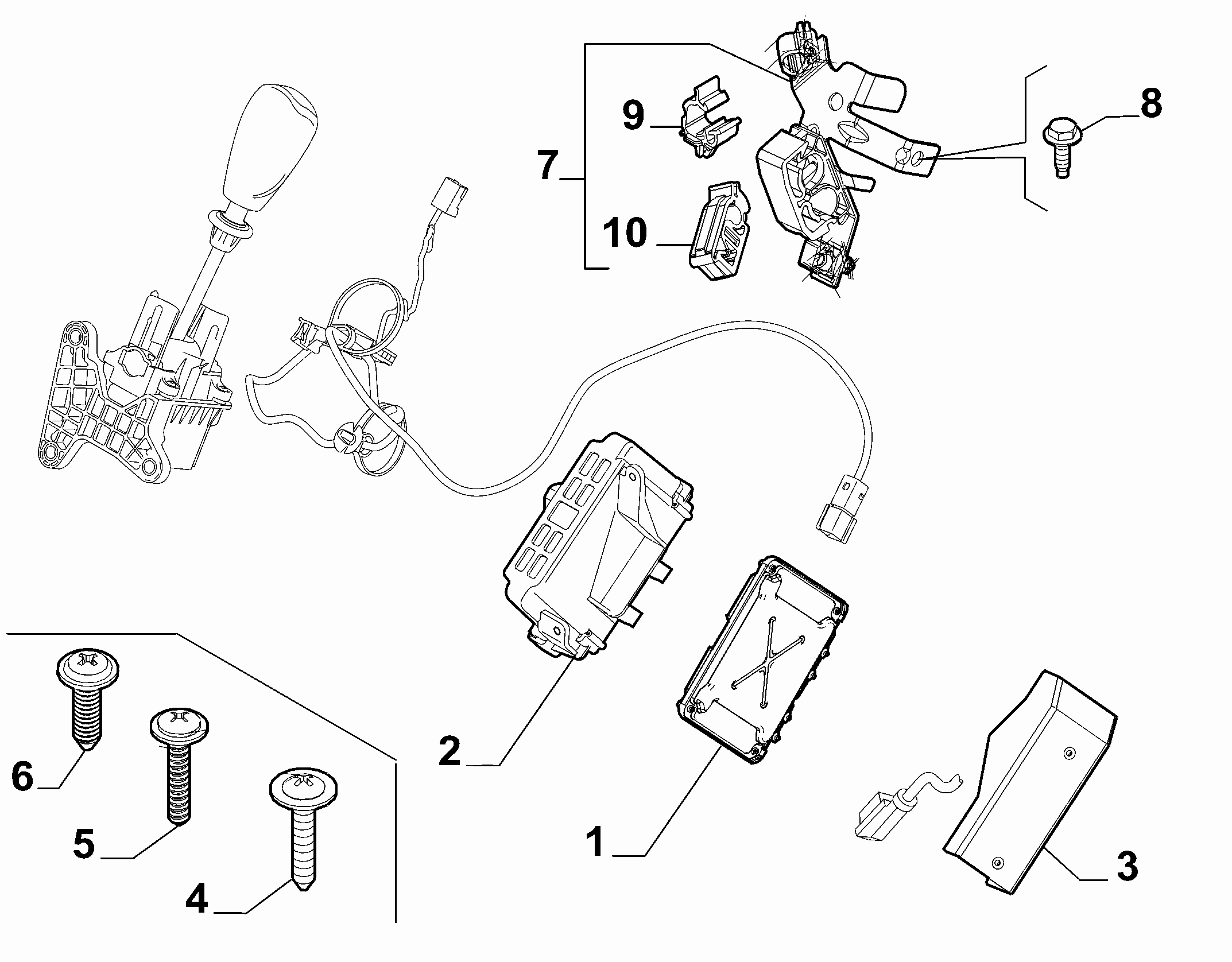 21221-030 GEAR STICK CASE