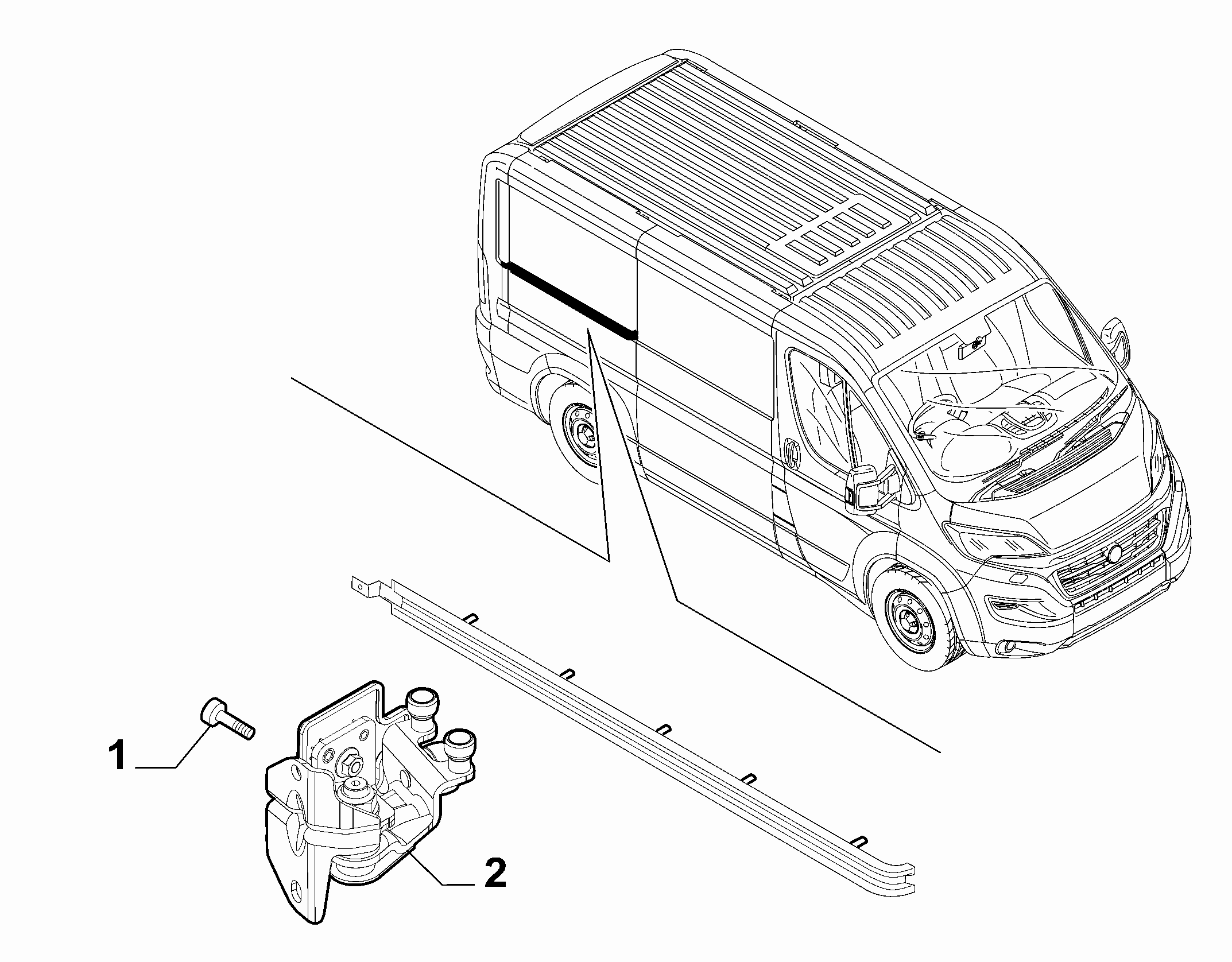 70143-020 SIDE SLIDING DOOR CARRIAGES