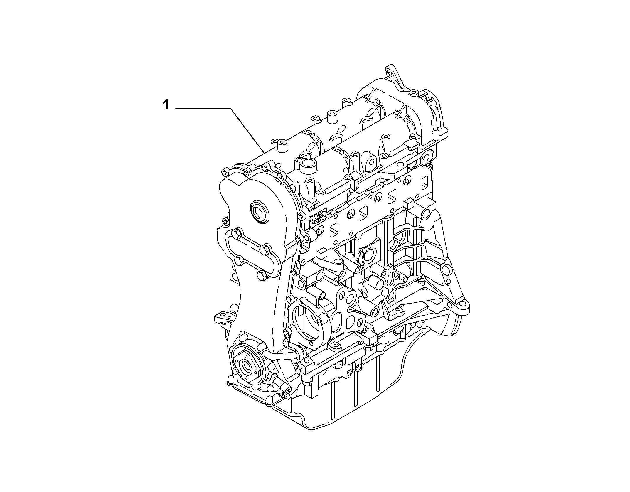 10000-010 SEMI-COMPLETE ENGINE