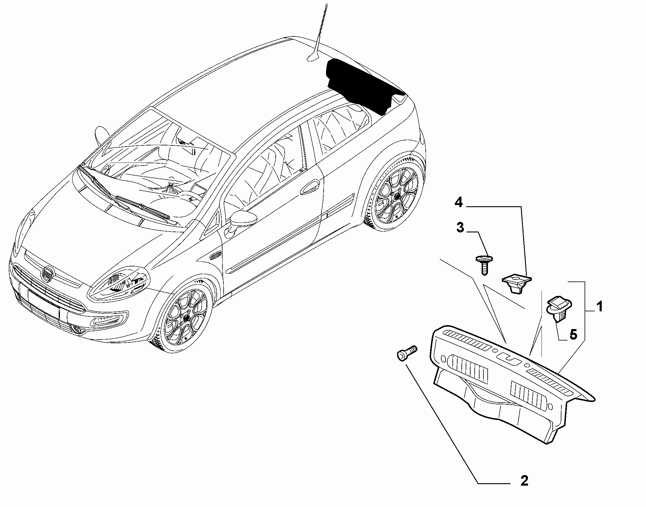 70526-020 REAR TRUNK INTERNAL LINING