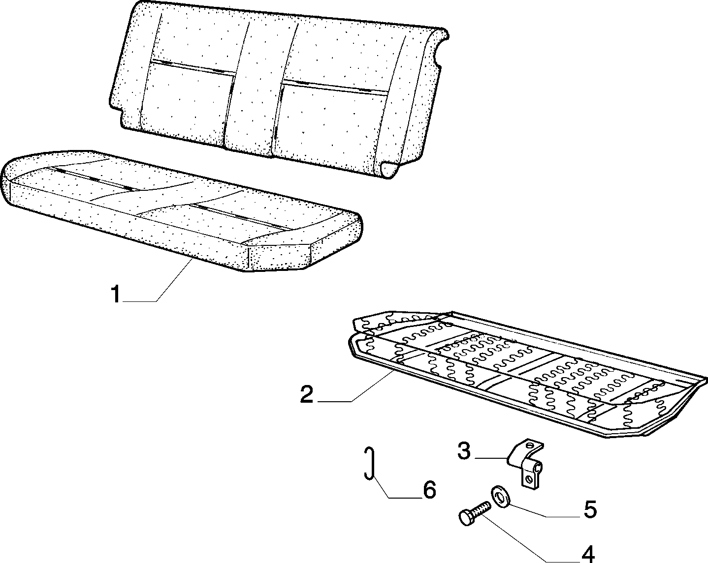70613/01 REAR SEAT