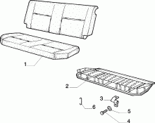 70613/01 REAR SEAT
