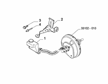 33102-020 BRAKE RESERVOIR
