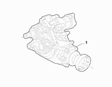 27403-010 FRONT AXLE AND POWER TAKE-OFF