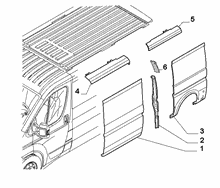 70020-040 OUTER SIDE PANEL FOR COMMERCIAL VEHICLES