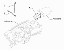 55508-020 PASSENGER AIRBAG