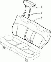 70613/01 REAR SEAT