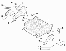 70601-020 FRONT SEAT FRAME