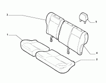 70615/09 REAR SEAT LINING