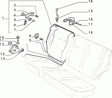 70613/01 REAR SEAT