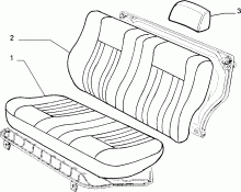 70615/00 REAR SEAT LINING 