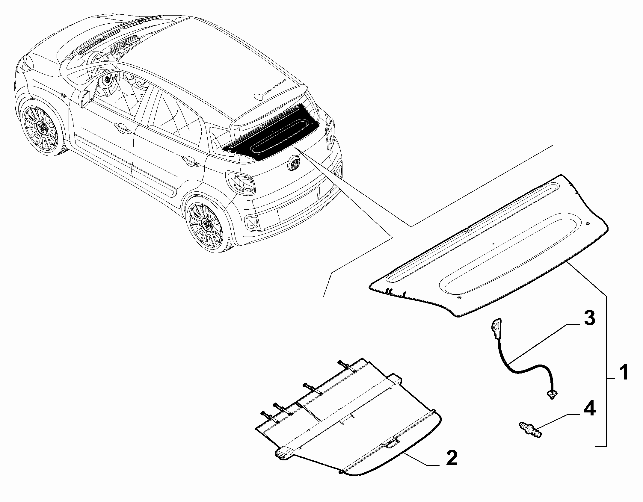 70523-070 PARCEL SHELF