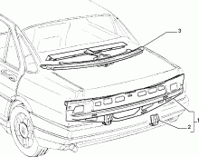 70020/00 КУЗОВ, ОБЛИЦОВКИ (ЗАДНЯЯ ЧАСТЬ)