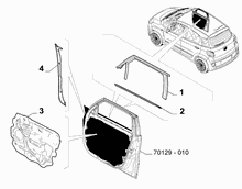 70129-070 FRONT DOOR TRIM