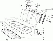 70613/01 REAR SEAT
