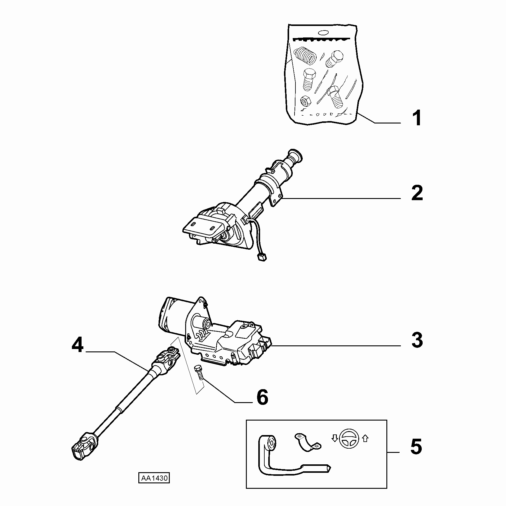 51754448 ELECTRIC POWER STEERING SHAFT