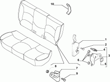 70613/04 REAR SEAT