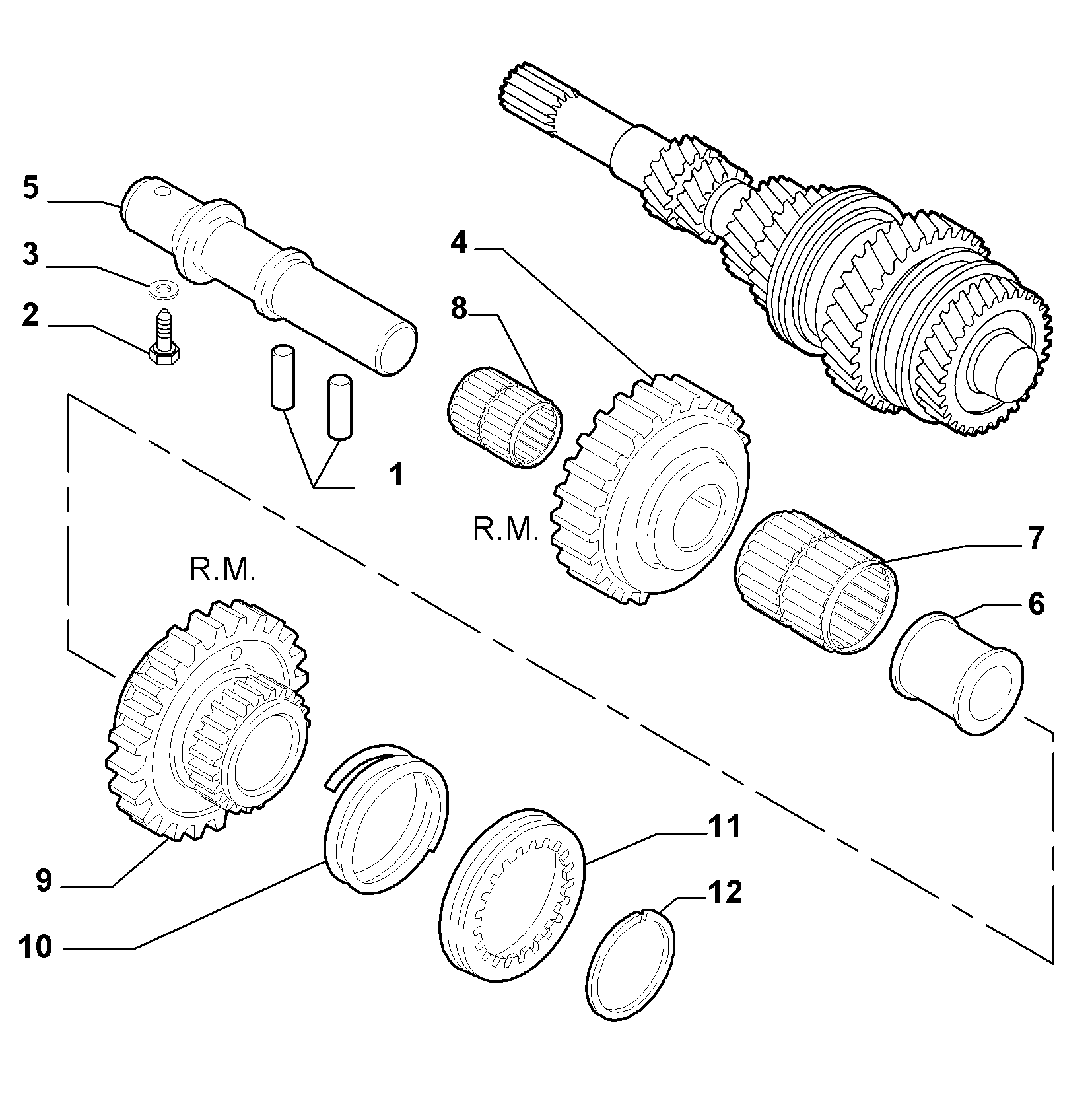 21215-015 REVERSE GEARS