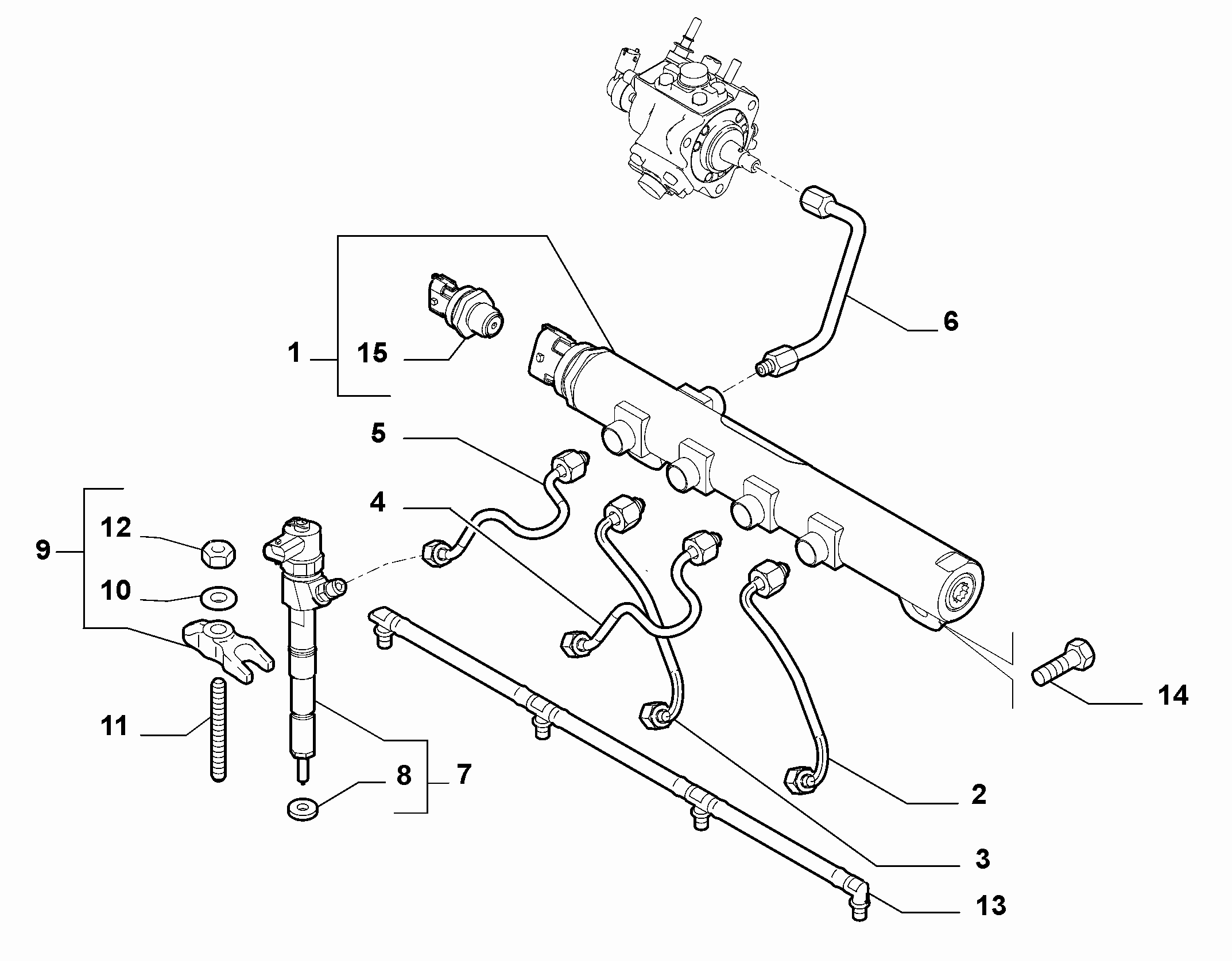 10226-020 HYDRAULIC COUNTER AND INJECTORS