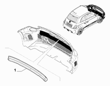 70726-030 FRONT BUMPER THRUST