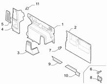 70524-010 REAR SIDE COVERING